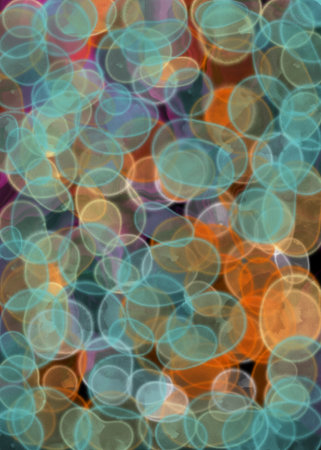 Abstract bokeh background. Colorful bokeh background.の写真素材