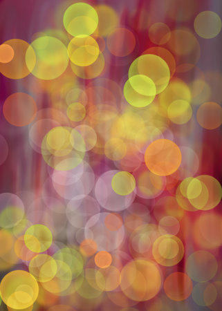 abstract background bokeh circlesの写真素材