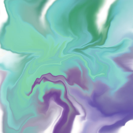 Fluid art. Abstract colorful background. Acrylic painting. Digital watercolor.の写真素材