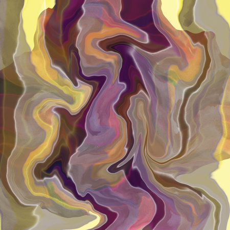 abstract background with a pattern in yellow, brown and purple colorsの写真素材