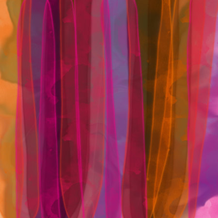 abstract background with stripes and lines in orange, red and yellow colorsの写真素材