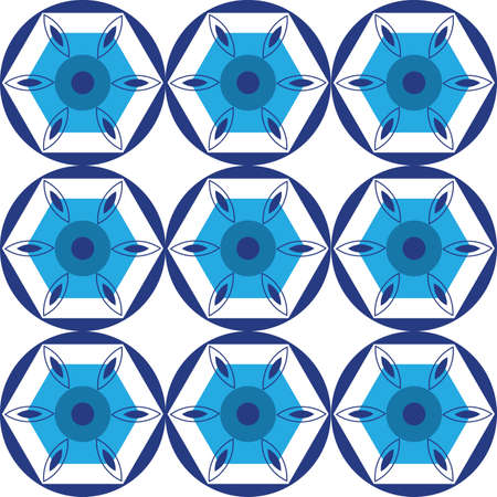 Mosaic seamless patternのイラスト素材