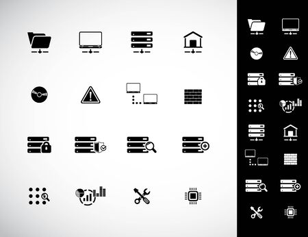 Web Hosting Icon Setのイラスト素材