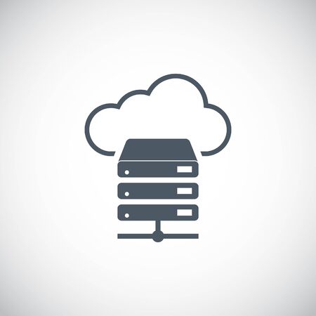 Server Computer Hardware Network. Web server icon. Vector Icon.のイラスト素材