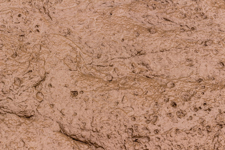 Texture of wet brown mud.の写真素材