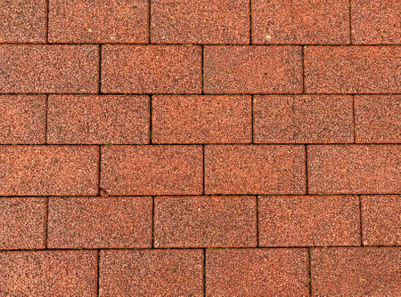 Red brick wall texture grunge background may use to interior designの写真素材