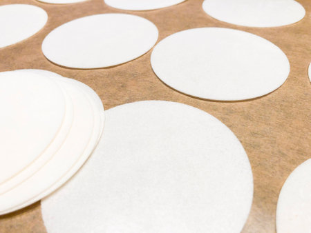 rice paper sheets on in a tray bake baking icing cake cookie decorating supplies wafer edibleの写真素材