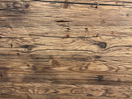 Empty natural brown wooden background texture copy spaceの写真素材