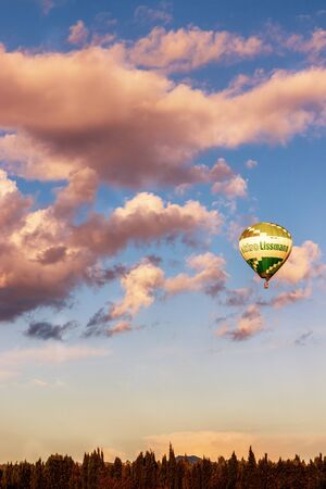 Hot air balloon championships - competition, Manacor, Mallorca, Spain, 24th October 2019.のeditorial素材