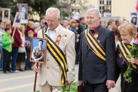 The event dedicated to the 70th anniversary of Victory in Great Patriotic War of 1941-1945, Volgograd, Krasnoarmeysky district, the Museum-Reserve Old Sarepta, Freedom Square 1のeditorial素材