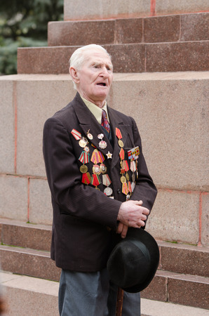 The event dedicated to the 70th anniversary of Victory in Great Patriotic War of 1941-1945, Volgograd, Krasnoarmeysky district, the Museum-Reserve Old Sarepta, Freedom Square 1のeditorial素材