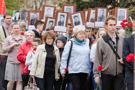 The event dedicated to the 70th anniversary of Victory in Great Patriotic War of 1941-1945, Volgograd, Krasnoarmeysky district, the Museum-Reserve Old Sarepta, Freedom Square 1のeditorial素材