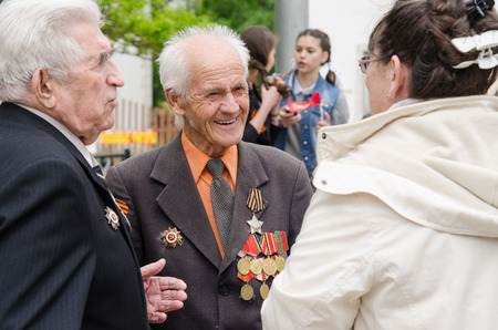 The event dedicated to the 70th anniversary of Victory in Great Patriotic War of 1941-1945, Volgograd, Krasnoarmeysky district, the Museum-Reserve Old Sarepta, Freedom Square 1のeditorial素材
