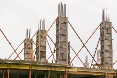 Fill the frame monolithic reinforced concrete buildings