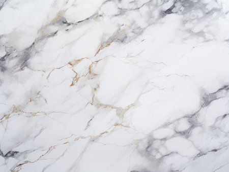 White marble stone texture, Carrara marble background.の素材