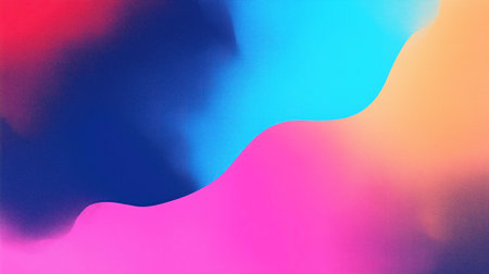 Smooth gradient background featuring vibrant colors blending seamlessly, creating a modern and artistic backdropの写真素材