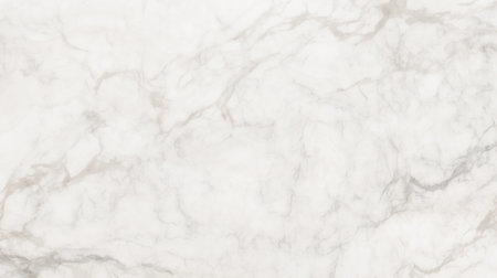 White marble surface featuring delicate gray veins, perfect for use in backgrounds, interior design, and creative projects that require a touch of elegance and refinementの写真素材