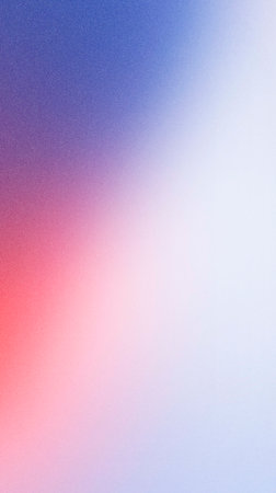 Soft gradient background showcases a blend of blue, red, and white hues, creating an artistic...