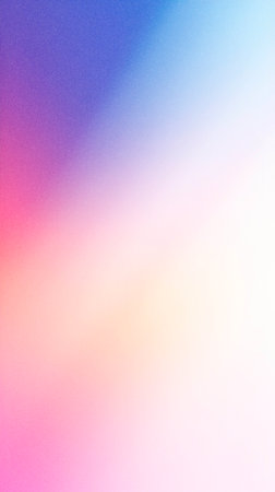 Vibrant abstract gradient background showing a blend of pink, blue, and white colors, perfect for...