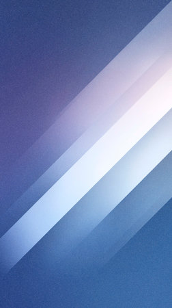 Soft diagonal lines in blue and white create an abstract gradient background, perfect for modern...