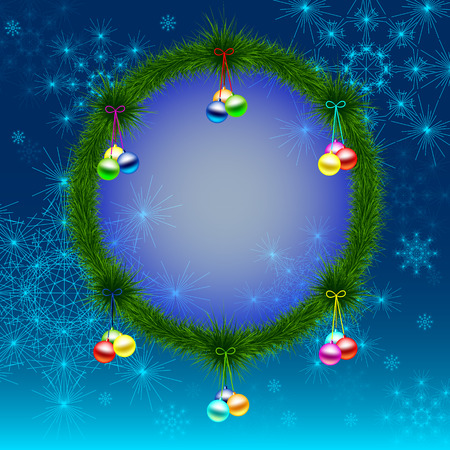 new year or cristmas background for congratulation or greeting words in centerのイラスト素材