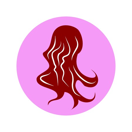 sign of hair for your designのイラスト素材