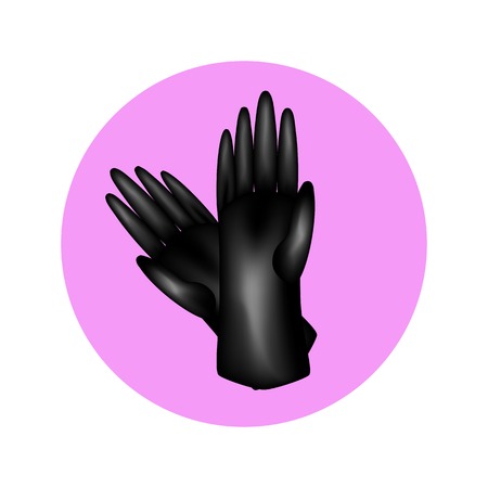sign of gloves for your designのイラスト素材