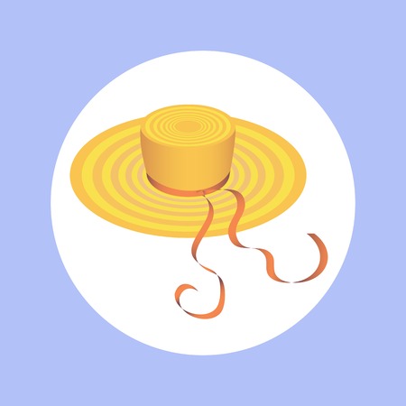 sign of summer hat for your designのイラスト素材