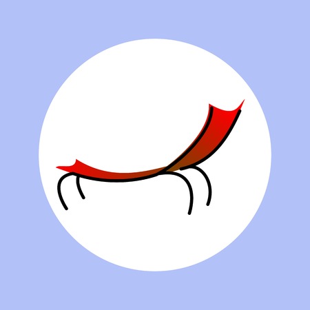 sign of deck chair for your design