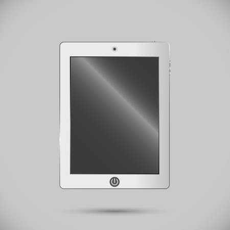 White digital tablet. electronics for your designのイラスト素材