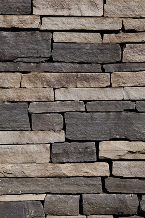 Grey Stone Wall Textureの写真素材