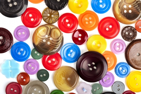 many color buttons backgroundの写真素材