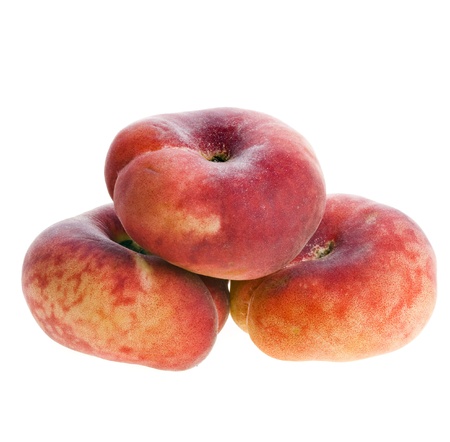 Donut Peach, isolatedの写真素材