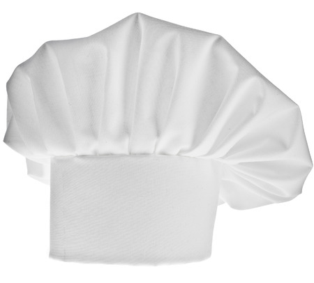 Tall Chef Hat isolated on white backgroundの写真素材