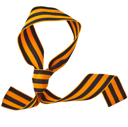 St  George ribbon isolated on whiteの写真素材