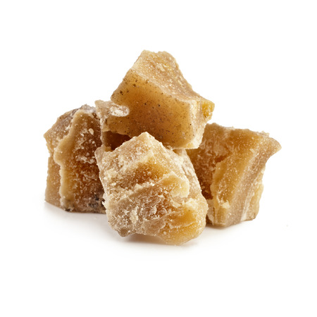 Beeswax heap isolated on a white backgroundの写真素材