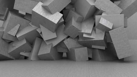 3d illustration of abstract concrete background