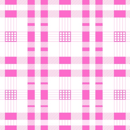 Seamless background pink of plaid pattern のイラスト素材