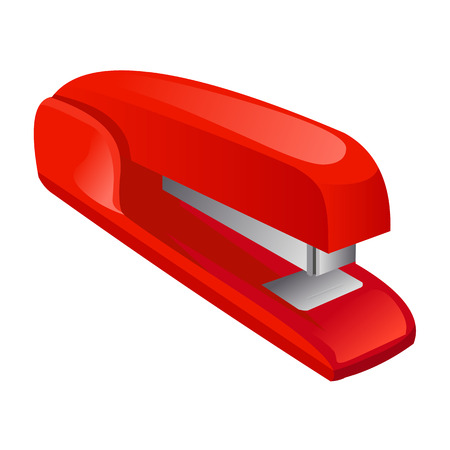 stapler isolated illustration on white backgroundのイラスト素材