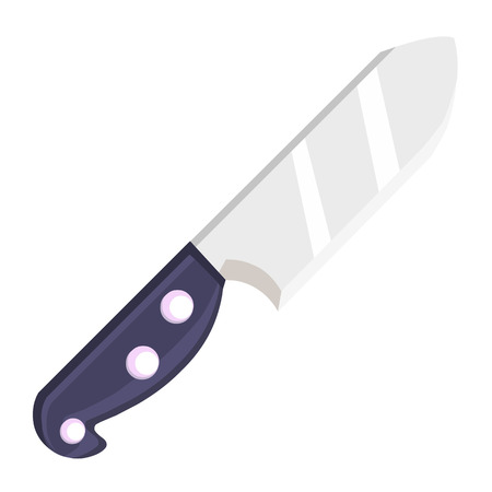 knife isolated illustration on white backgroundのイラスト素材