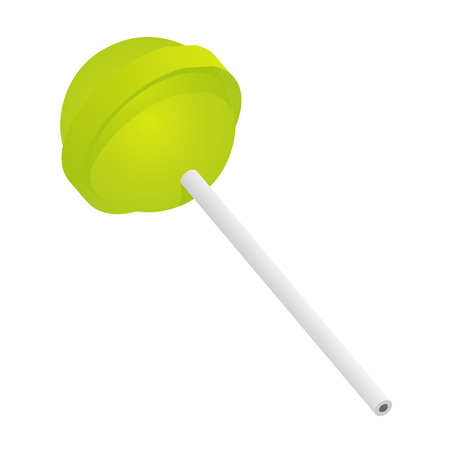 lollipop isolated illustration on white backgroundのイラスト素材