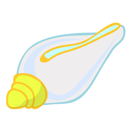 Sea Shells isolated illustration on white backgroundのイラスト素材