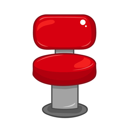 chair isolated illustration on white backgroundのイラスト素材