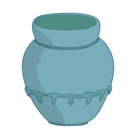 vase isolated illustration on white backgroundのイラスト素材