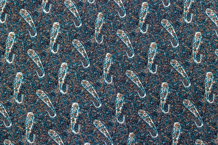 fabric texture vintage floral patternの写真素材