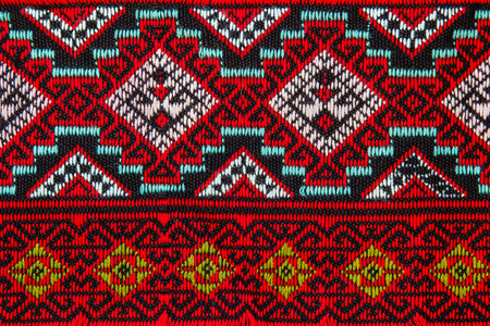 thai fabric textureの写真素材