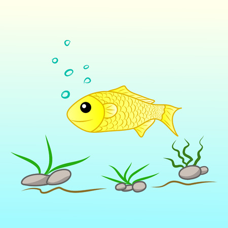 fish underwater sea ocean vector illustrationのイラスト素材