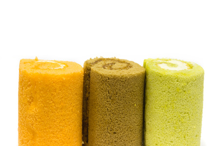 Yamroll on white backgroundの写真素材