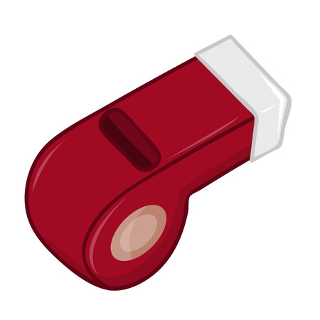 whistle isolated illustration on white backgroundのイラスト素材