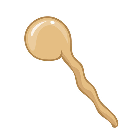 Walking stick isolated illustration on white backgroundのイラスト素材